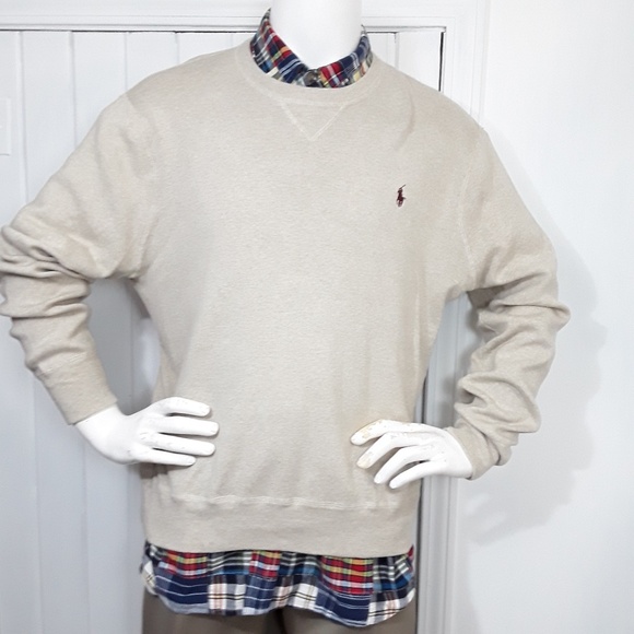 Ralph Lauren Polo Ribbed Crewneck Shirt XL - Picture 1 of 6